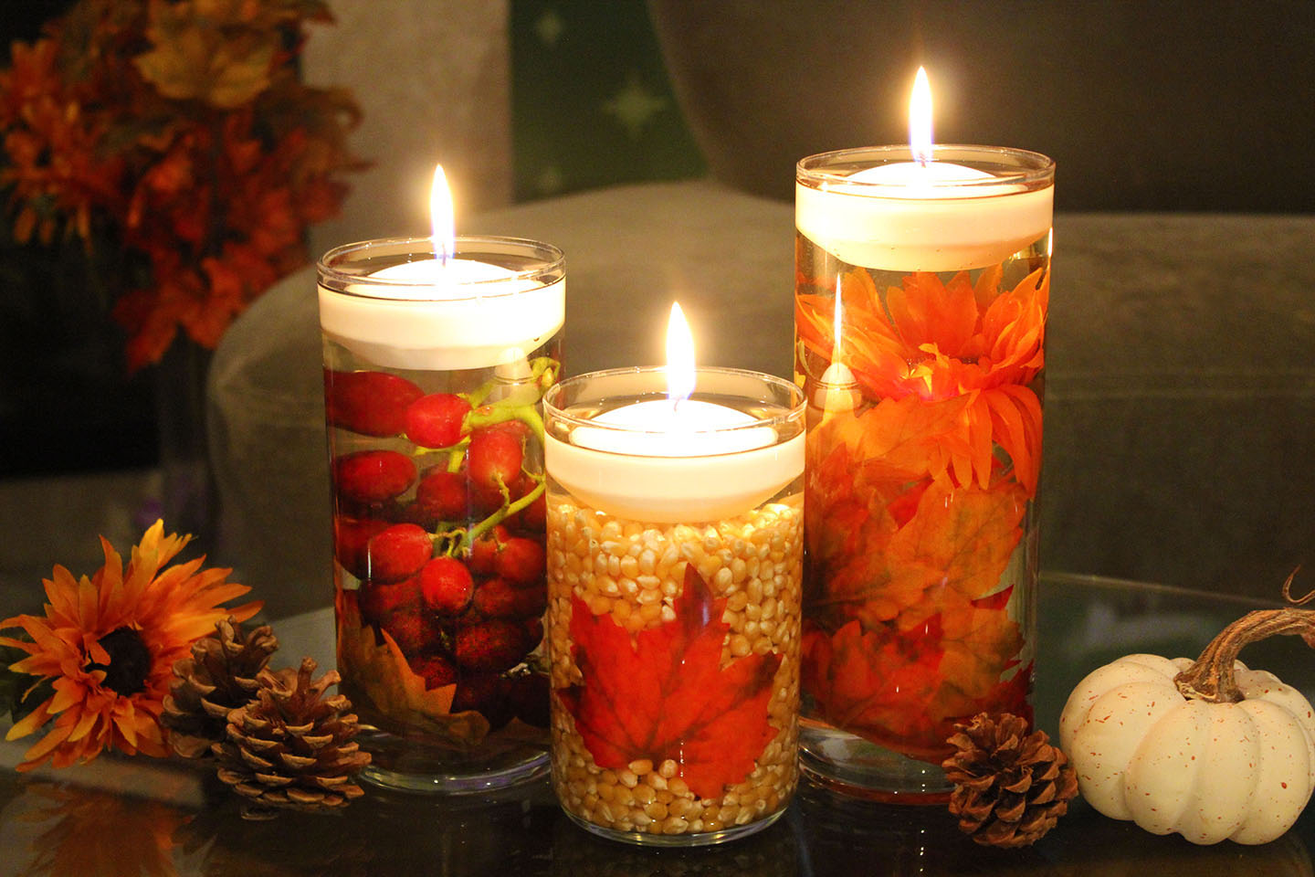 How to Make a Floating Candle Centerpiece