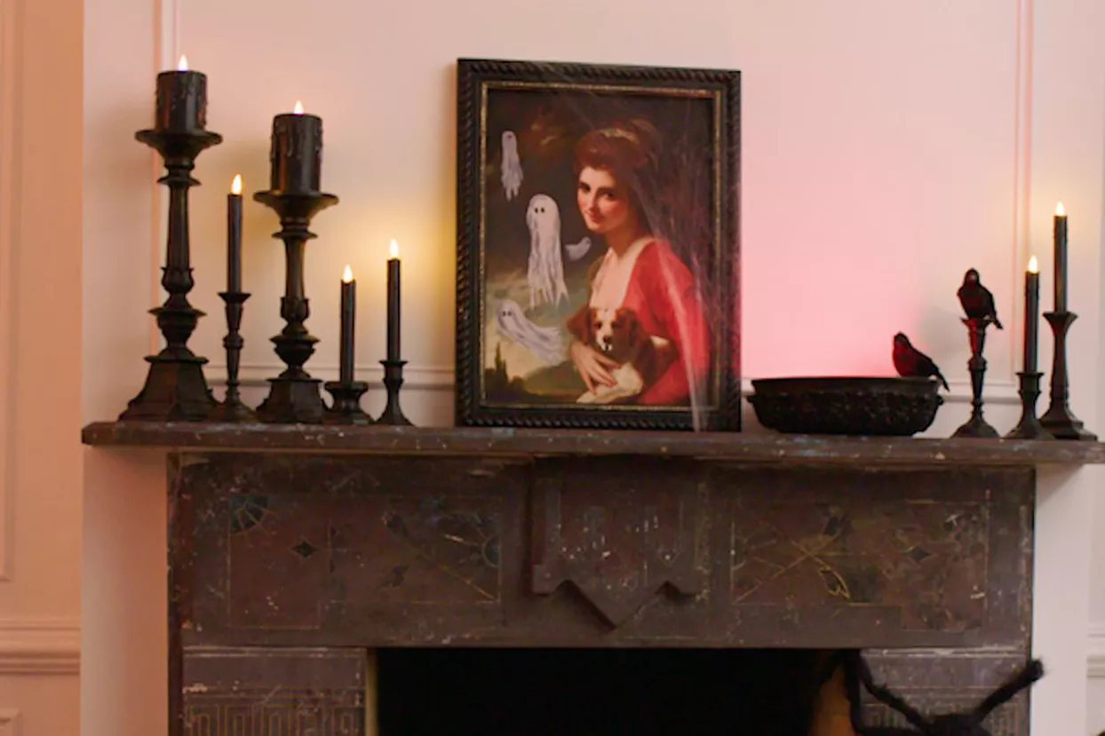 How to Turn Framed Art Into Haunted Décor for Halloween