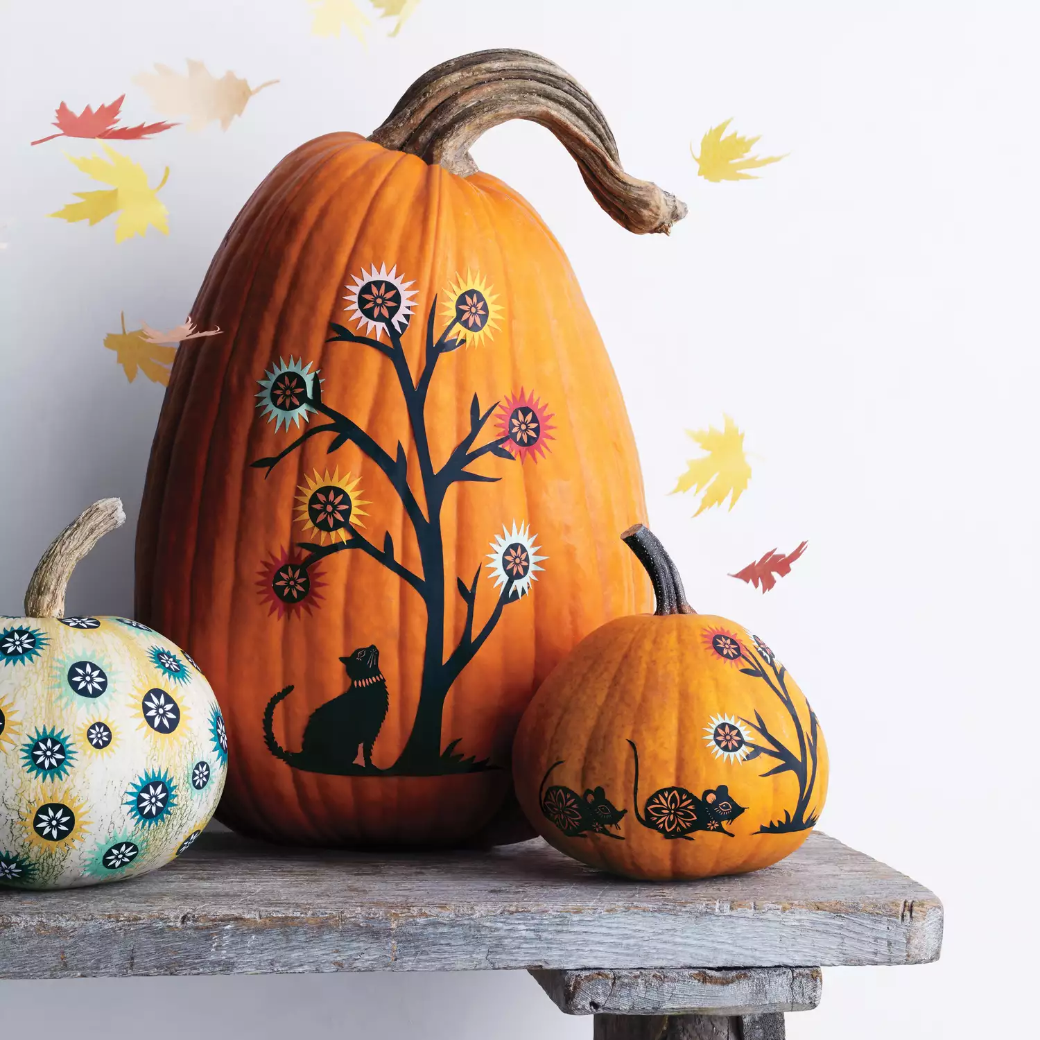How to Découpage a Halloween Pumpkin Using Our Exclusive Templates