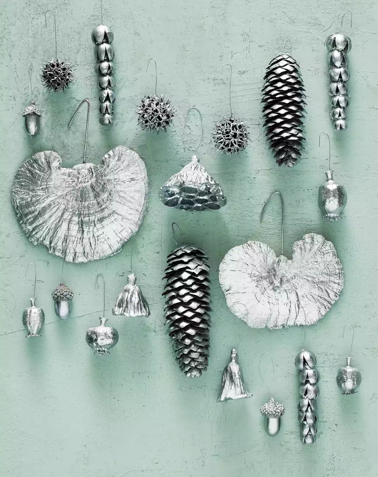 How to Make a Silver Seed-Pod Ornament